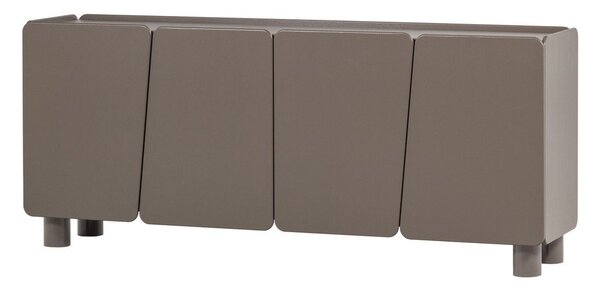 Credenza marrone in pino massiccio 200x85x45 cm Root – WOOOD