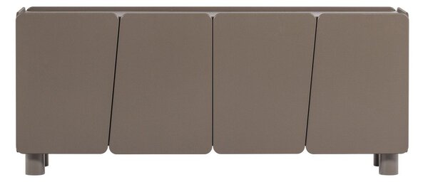 Credenza marrone in pino massiccio 200x85x45 cm Root – WOOOD