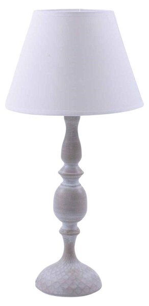 Lampada in metallo grigio, Ø25H51 cm