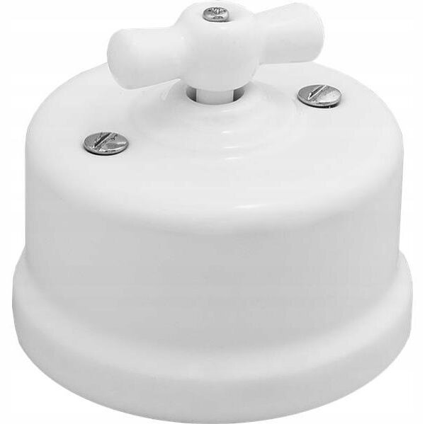 TG ELECTRO TG-RCS-111XW, campanello a muro in Vetroceramica, colore bianco
