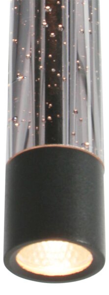 Lampada a sospensione - nero - Alisio - vetro metallo - Ø 8cm - LED - 4577ZW - Steinhauer