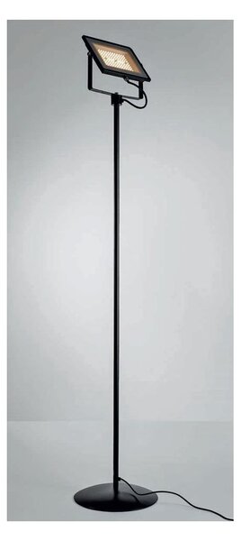 PRATICA LAMPADA DA TERRA LED 100W 8000 LUMEN IN METALLO NERO O BIANCO ECONOMICA