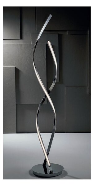 NEBULA LAMPADA DA TERRA ALTEZZA 117 CM LED 22W CROMO LUCIDO MODERNO