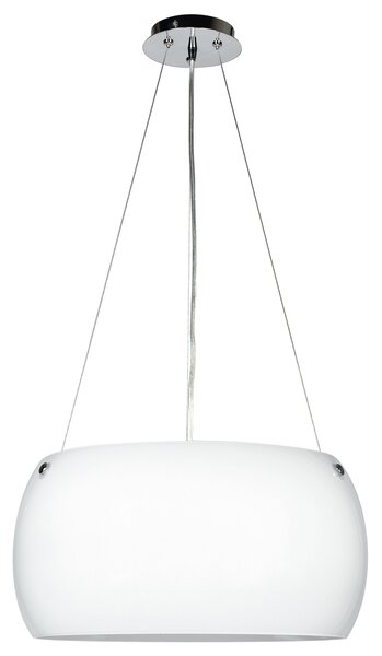 Lampadario Sospensione Equatore Henging Colore Bianco 60W Mis 40 x 120 cm