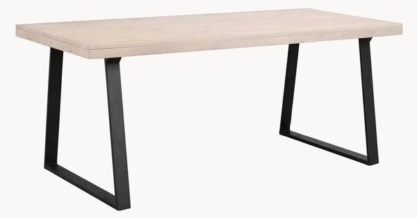 Tavolo con piano in legno di quercia Brooklyn