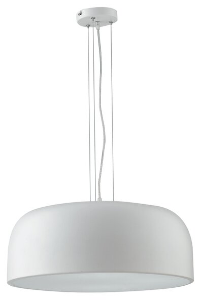 Lampadario Sospensione Led Bistrot Moderno Colore Bianco 4 x E 27 max 60W