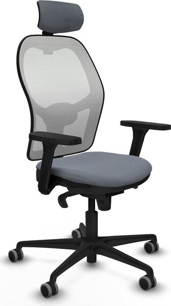 Sedia da ufficio con poggiatesta Piqueras y Crespo 3D036G2 Grigio