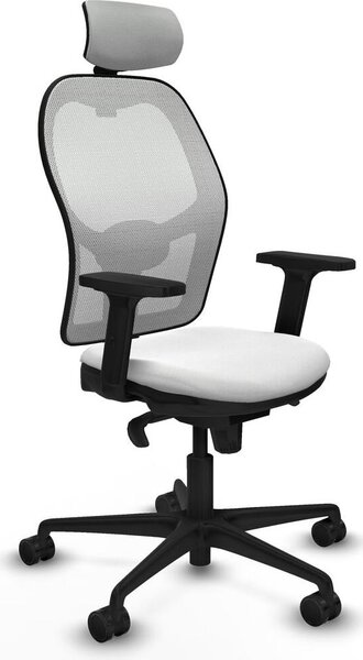Sedia da ufficio con poggiatesta Piqueras y Crespo 2D036N2 Bianco