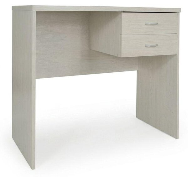 Scrivania Scrittoio Moderno Stile Nordico Bianco Legno Studio 80x50x76cm
