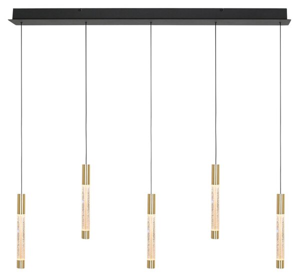 Lampada a sospensione - ottone - Alisio - vetro metallo - lampada di design - LED - 4578ME - Steinhauer