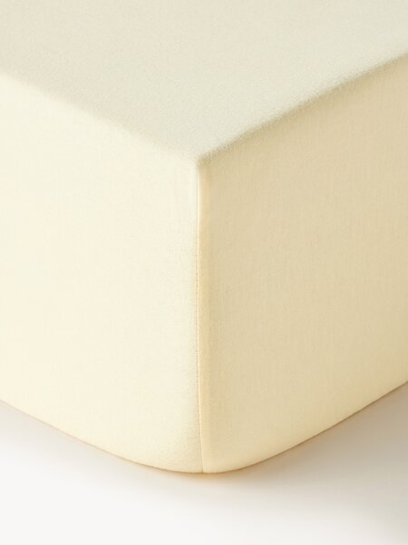 Lenzuolo con angoli boxspring in flanella Biba