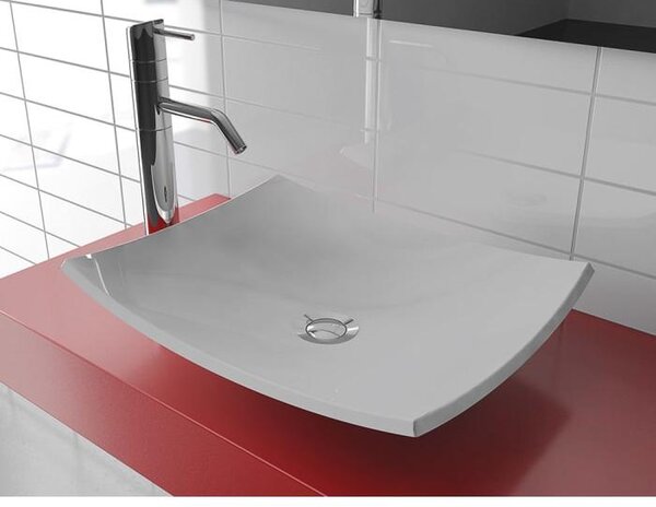 Lavabo da appoggio, modello Architekt 200, dimensioni 50 x 40 cm