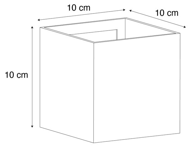 Applique da esterno scandinava con stampa legno con LED IP54 - Edwin
