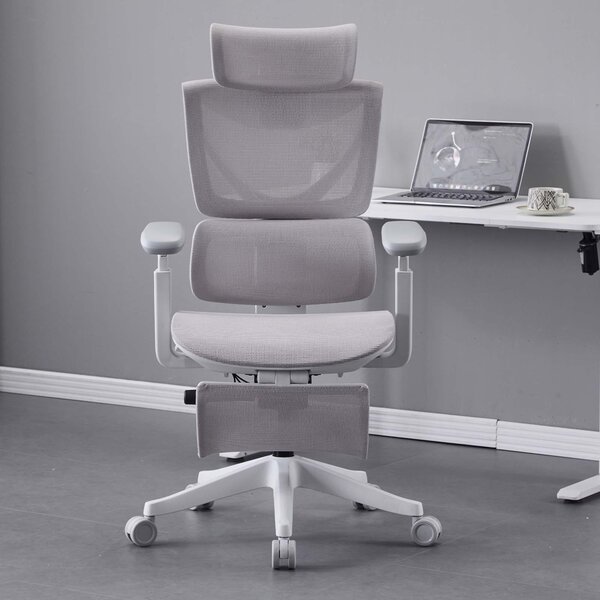 Sedia da ufficio ergonomica con regolazione a tre pulsanti. Modello L3