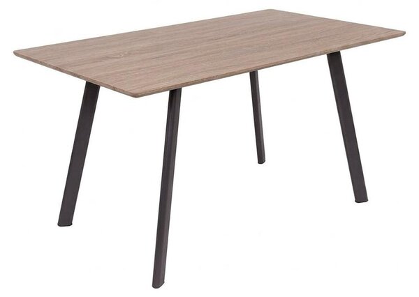 Tavolo Kos Moderno Rettangolare per Soggiorno e Cucina Design 140x80x75cm