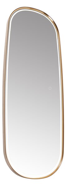 Specchio da bagno oro rosa con LED e dimmer tattile - Geraldien