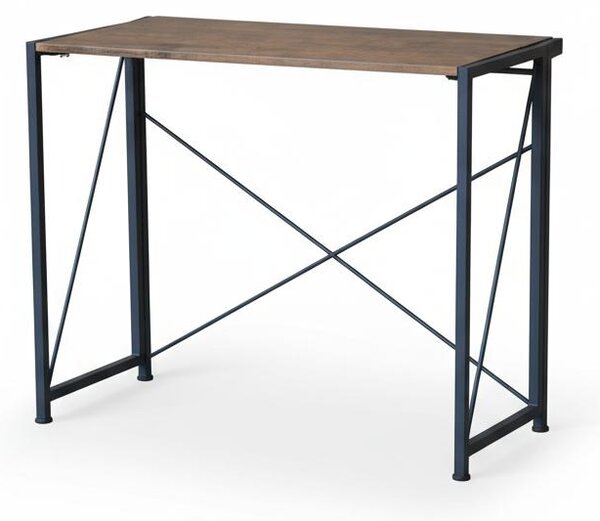 Scrivania Pieghevole Salvaspazio Tavolo Studio PC 90x43.7x74 cm