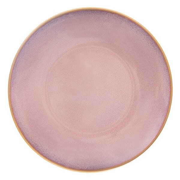 Piatto rosa in ceramica ø 27 cm Glaze – Orion