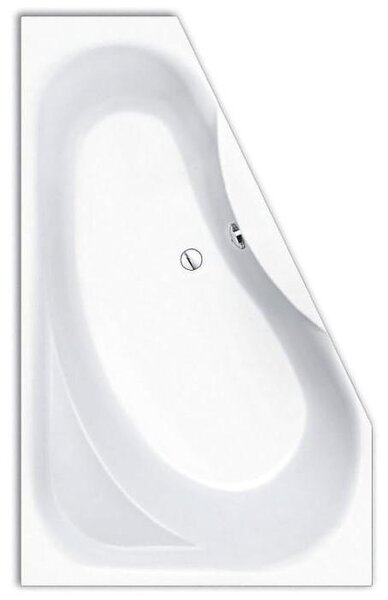 Vasca da bagno salvaspazio Steinkamp, modello 165 x 95/50 cm, per installazione a destra