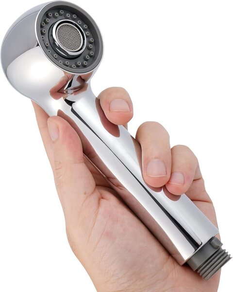 Rubinetto da cucina estraibile con doccetta - Cromo. Rubinetto da bagno 2 funzioni, 2-in-1 con doccetta - Ricambio