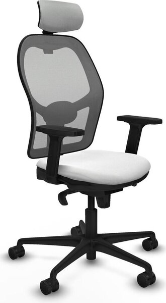 Sedia da ufficio con poggiatesta Piqueras y Crespo 2D036N2 Bianco