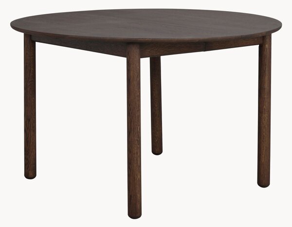 Tavolo rotondo allungabile in legno di quercia Derrymore, Ø 120 cm