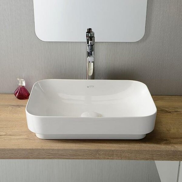 Living, mobile lavabo con piano di appoggio, 50 x 38 cm