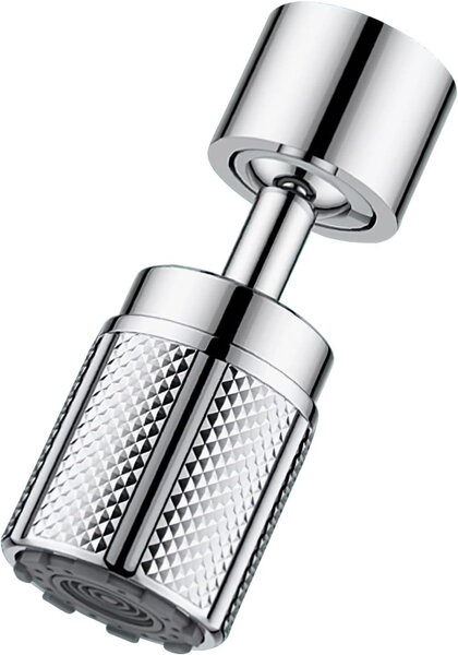 Adattatore per rubinetto da cucina – Estensione per rubinetto con soffione doccia rotante e regolabile – 6 adattatori per rubinetti per filetti M20, M22, M24, con 3 tipi di getto