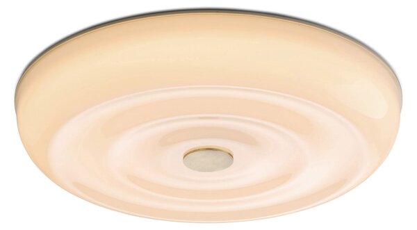 Plafoniera Halo Design, WAVE, dimmerabile, Bianco, Soggiorno, Vetro, Design