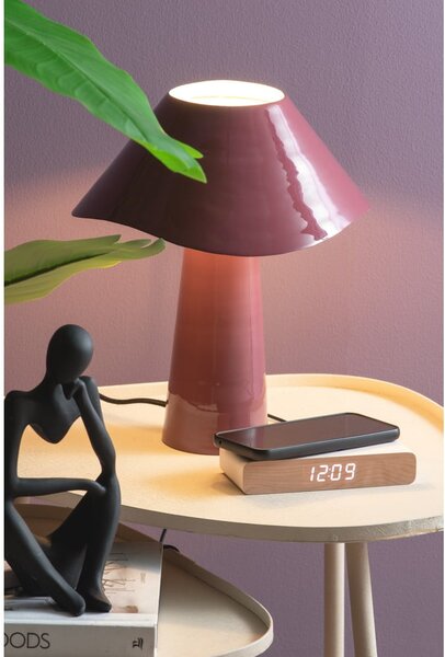 Sveglia digitale con ricarica wireless Retro Flat LED – Karlsson