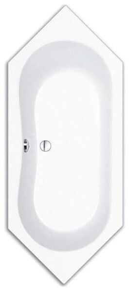 Vasca da bagno esagonale Steinkamp, dimensioni 200 x 90 cm