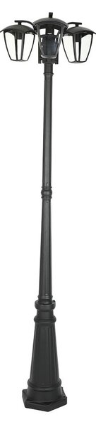 V-TAC 3XE27 1990 mm IP44 nero VT-740 Lanterna da giardino