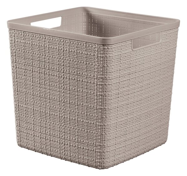 Cesto contenitivo in plastica 28x28x27 cm Jute – Curver