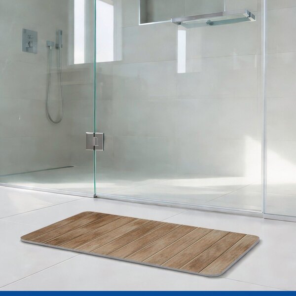 Tappetino per il bagno colore naturale scuro in diatomite 39x60 cm Argiri – Wenko