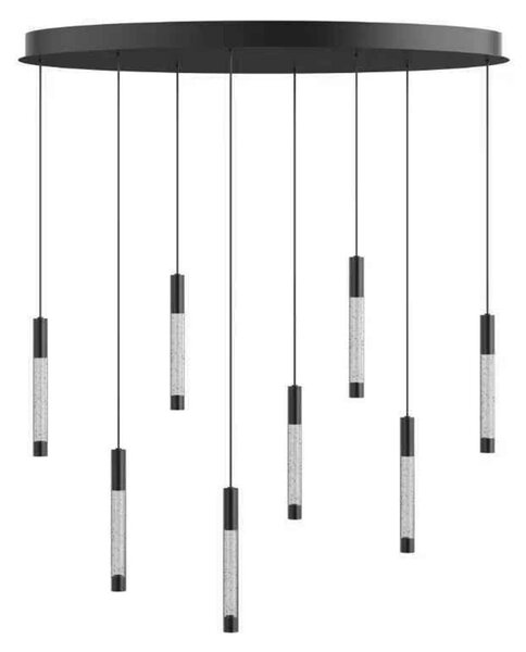 Lampada a sospensione - nero - Alisio - vetro metallo - lampada di design - LED - 4580ZW - Steinhauer