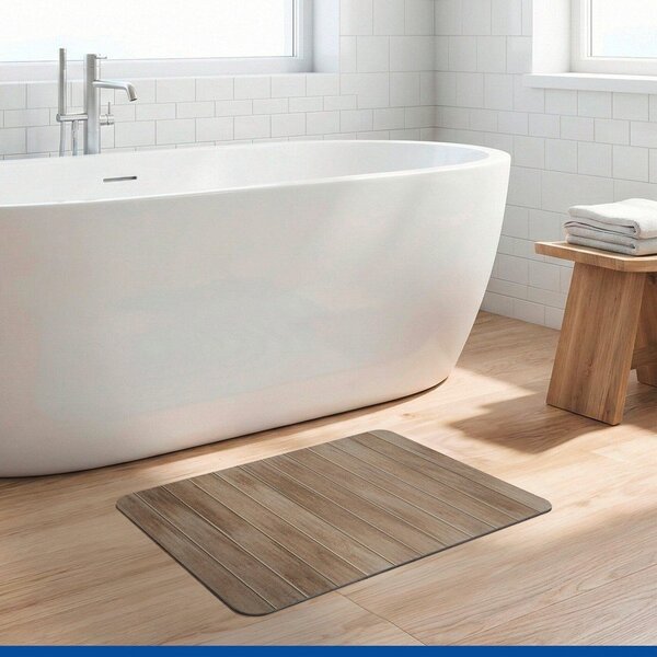 Tappetino per il bagno colore naturale scuro in diatomite 39x60 cm Argiri – Wenko