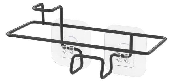 Organizer per lavello senza foratura nero opaco in metallo Lava – Metaltex
