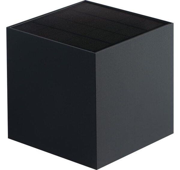 Kanlux 28997-LED Lampada da parete solare REKA LED/6W/230V 3000/4000/6500K IP65 nera