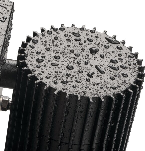 Kanlux 46200 - Faretto da parete per esterni RADILO 1xGU10/11W/230V IP44, nero