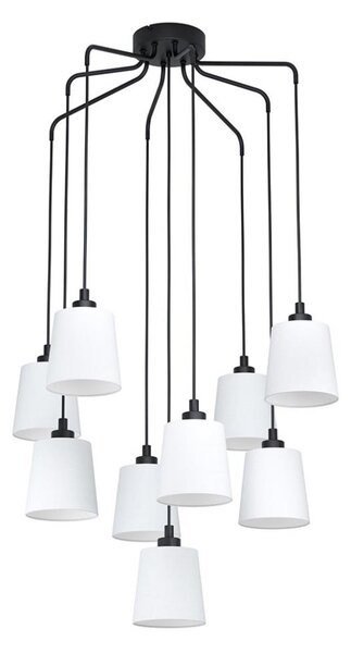 Eglo 39738 - Lampadario su filo BERNABETTA 9xE27/40W/230V bianco