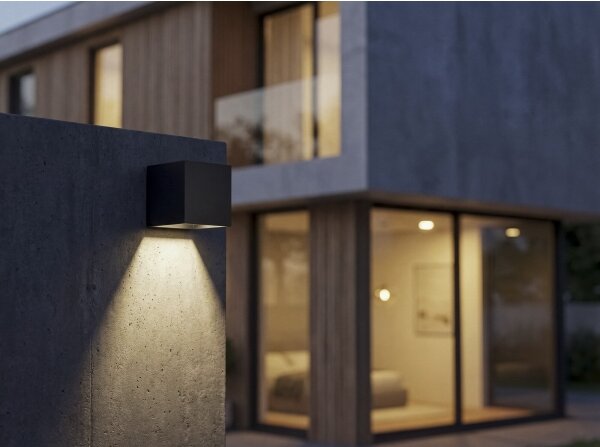Kanlux 28996-LED Applique solare REKA LED/3W/230V 3000/4000/6500K IP65 nero