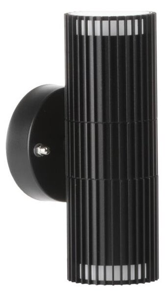 Kanlux 46201 - Faretto da parete per esterni RADILO 2xGU10/11W/230V IP44 nero
