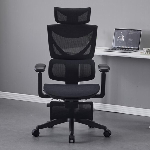 Sedia da ufficio ergonomica con regolazione a tre pulsanti. Modello L3