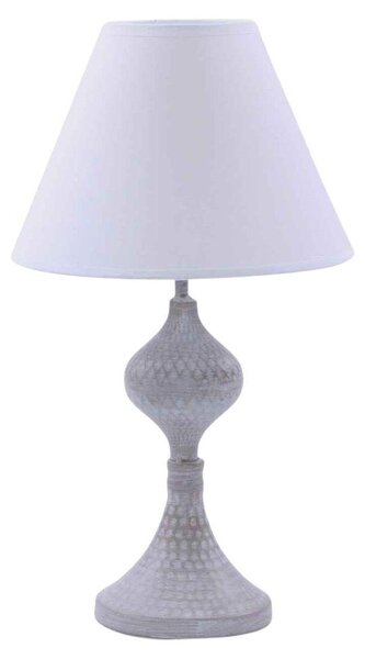 Lampada in metallo grigio, Ø23H41 cm