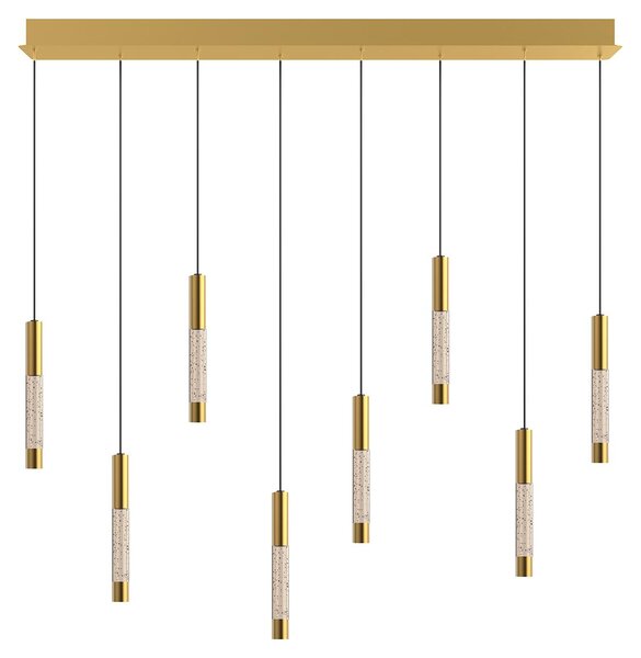 Lampada a sospensione - ottone - Alisio - vetro metallo - lampada di design - LED - 4581ME - Steinhauer
