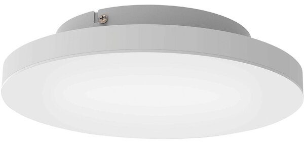 Plafoniera Moderna Turcona-Z Acciaio Bianco Luce Led Integrato 15,7W
