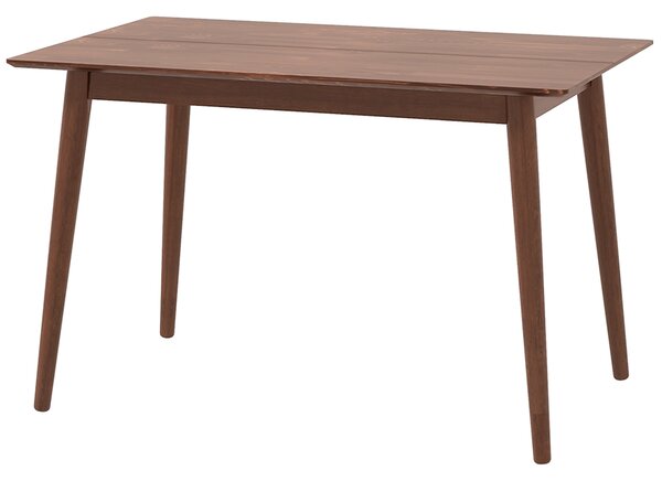 HOMCOM Tavolo da pranzo ampio per 4-6 persone in legno, 120x75x76 cm, Marrone