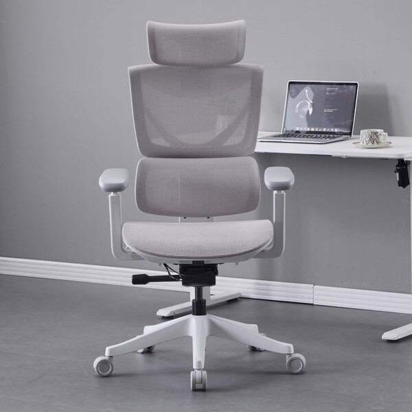 Sedia da ufficio ergonomica con regolazione a tre pulsanti. Modello L3