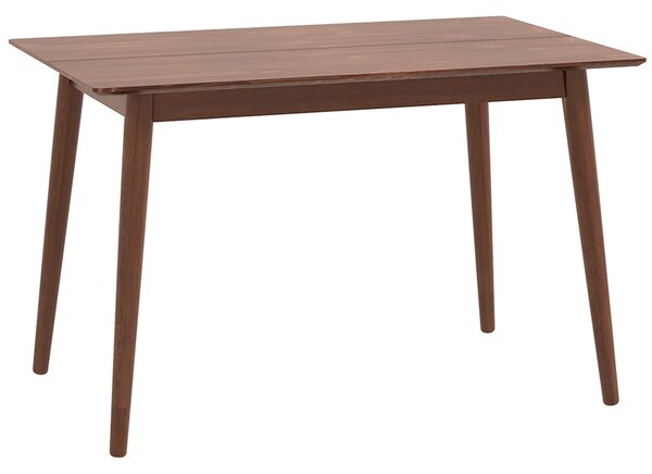 HOMCOM Tavolo da pranzo ampio per 4-6 persone in legno, 120x75x76 cm, Marrone