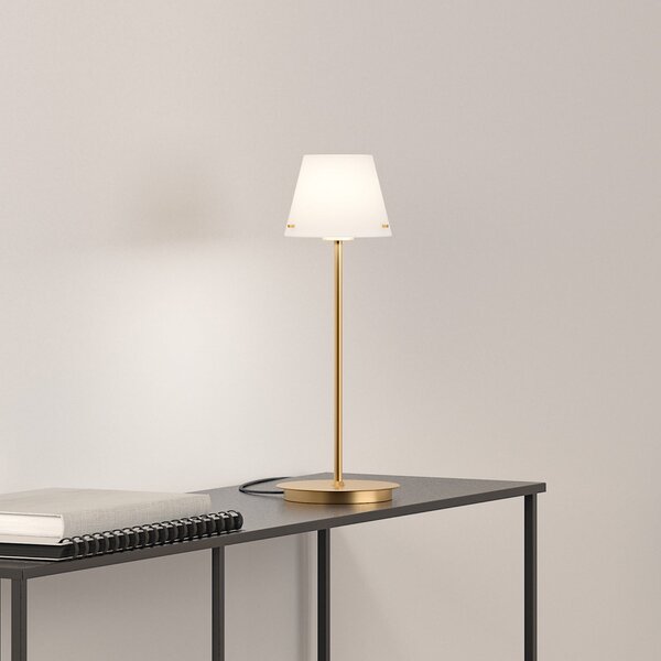 Lampade da tavolo Herstal, Bianco, Soggiorno, Metallo